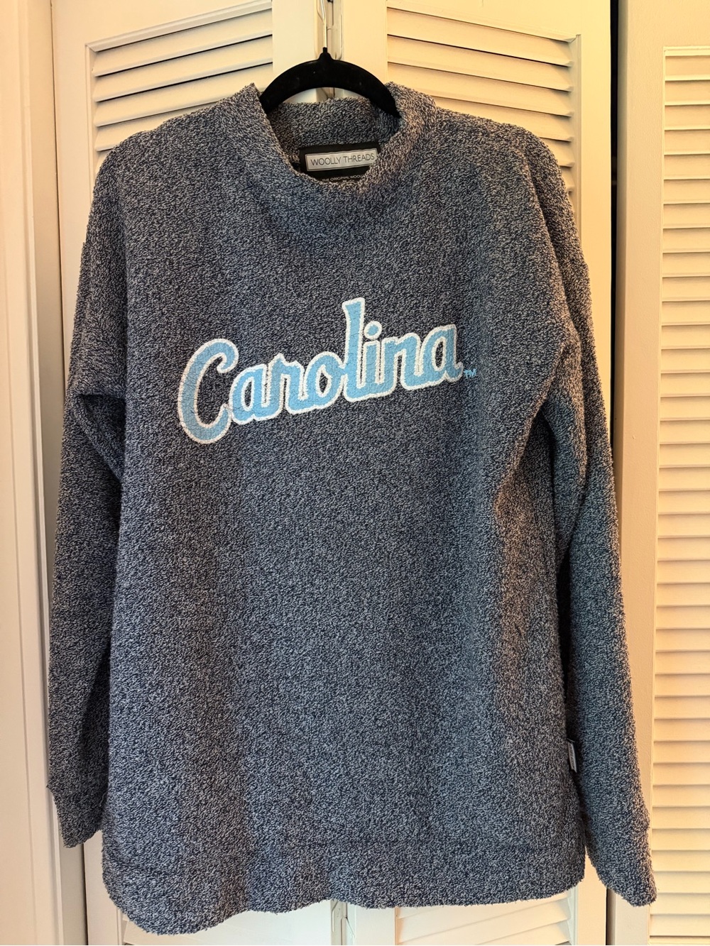 Carolina UNC Women’s Cozy Mock Neck Fleece Sweater